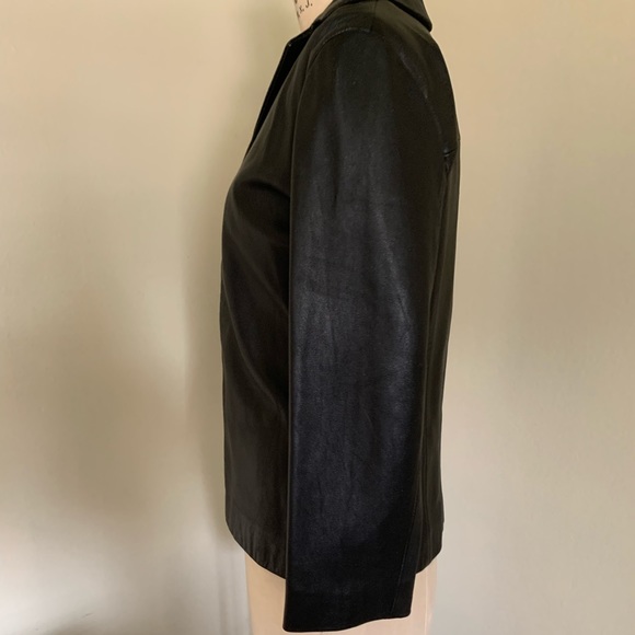 HUGO BUSCATI COLECTION LEATHER TOP - Picture 7 of 14